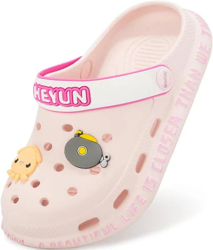 Kid's Cute Clogs Slippers Girls Boys Non-Slip Slippers